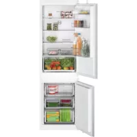   Bosch KIN865SE0 Beépíthető Alulfagyasztós hűtőszekrény, E,184L/76L,Nofrosttal,35 dB,Szél: 54.1 cm,Mag: 177.2 cm,Mély: 54.8 cm,