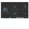 Bosch PRS9A6H40 Beépíthető Gáz főzőlap, fekete edzett üveglap ,Serie8,Home Connect & Hob-Hood Control,60cm 