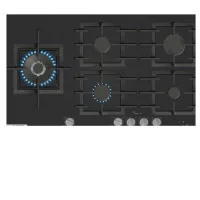 Bosch PRS9A6H40 Beépíthető Gáz főzőlap, fekete edzett üveglap ,Serie8,Home Connect & Hob-Hood Control,60cm 