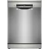 Bosch SMS6ZCI10E Szabadonálló mosogatógép 14 teríték, 9 L fogyasztás, 6 program,  40 db zajszint, B energiaosztály, Felső evőeszköztartó tálca, 60 cm, Digit. kijelző