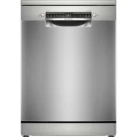   Bosch SMS4EVI04E Szabadonálló mosogatógép 13 teríték, 7 L fogyasztás, 6 program,  46 db zajszint, D energiaosztály, Felső evőeszköztartó tálca, 60 cm, Digit. kijelző