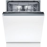   Bosch SMV25EX02E Beépíthető mosogatógép, bútorlap nélkül 13 teríték, 9.5 L fogyasztás, 5 program,  48 dB zajszint, E energia, Felső evőeszköztartó , 60 cm, Digit. kijelző nélkül, Automata ajtónyitás nélkül