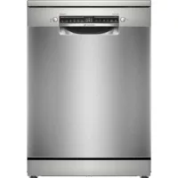   Bosch SMS4EVI08E Szabadonálló mosogatógép 14 teríték, 9 L fogyasztás, 6 program,  44 db zajszint, B energiaosztály, Felső evőeszköztartó tálca, 60 cm, Digit. kijelző