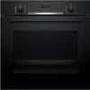 Bosch HQA534BB3 Beépíthető Sütő gőz funkcióval,71 L,Teleszkópos sütősín nélkül,Katalitikus