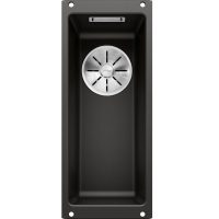 Blanco SUBLINE 160-U Silgránit Fekete színű exc.n. Gránit mosogatótál (525981)