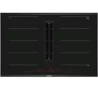   Bosch PXX875D67E Beépíthető Indukciós főzőlap beépített páraelszívóval Fém keretes,7000 W,Érintőszenzoros,Gyerekzár,