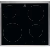  Electrolux EHF6240XXK Beépíthető Kerámia főzőlap Fém keretes,6500 W,Érintőszenzoros,Gyerekzár,nélkül
