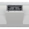 Whirlpool WIC 3C33 PFE Beépíthető mosogatógép, 14 teríték,9.5 L,8 prog.,43 dB,D,Felső evőeszk.,60 cm, Autom.ajtónyit.