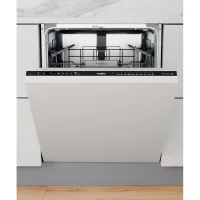   Whirlpool WIO 3T133 PE 6.5 Beépíthető mosogatógép, 14 teríték,6.5 L,10 prog.,43 dB,D,Alsó evőeszk.,60 cm,Digit.kijelző, Autom.ajtónyit.