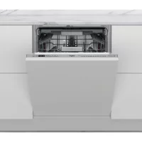   Whirlpool WIO 3T133 PLE Beépíthető mosogatógép, 14 teríték,9.5 L,11 prog.,43 dB,D,Felső evőeszk.,60 cm,Digit.kijelző, Autom.ajtónyit.