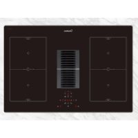 Cata AS-750 2 Beépíthető Indukciós főzőlap beépített páraelszívóval Keret nélküli,7470 W,Érintőszenzoros,Gyerekzár,