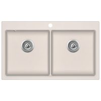 EVIDO Quadro 9 Bézs színű Gránit mosogatótál (105543)