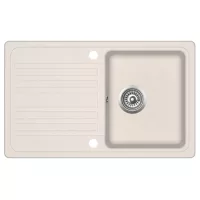 EVIDO Home 45S Bézs színű Gránit mosogatótál (105546)