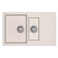   EVIDO Cubo 6S Compact Bézs színű Gránit mosogatótál (105572)