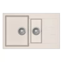   EVIDO Cubo 6S Compact Bézs színű Gránit mosogatótál (105572)