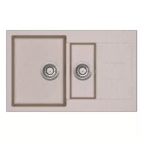 EVIDO Cubo 6S Compact Homok színű Gránit mosogatótál (105573)