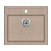 EVIDO Quadro 6 Avena színű Gránit mosogatótál (105723)