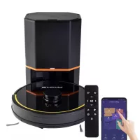   Amiko RV1000 Intelligens robotporszívó UV sterilizáló, öntisztító, 3L porgyűjtő tartály, lézer navigáció, Wi-Fi vezérlés, 5000 Pa 
