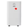HOMEFORT HPMS12W Páramentesítő, 12 L/nap, Digitális kijelző, Gyerekzár, Időzítő, 2 L tartály, Telítettségjelző, Zajszint: 38 dB, Kivezethető cseppvíz