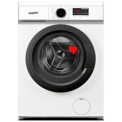   HOMEFORT HME17121UW Elöltöltős mosógép D energiaosztály, 7 kg, Keskeny mélység, 1200 fordulat/perc, Centrifugálási zajszint: 80 dB , Inverter motor nélkül, Gőzfunkció nélkül