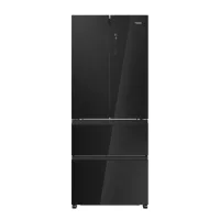   Haier HFR3718ENGB Szabadon álló, 4 ajtós, No Frost, világítás LED, energiaosztály E, fekete, Szé x Mé x Ma (mm) 700x688x1775