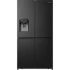 Hisense RQ760N4SBFE 4 ajtós hűtőszekrény fagyasztóval E Energiaosztály, Hűtő: 352L, Fagyasztó: 232L, Nofrost, Zajszint: 37 dB, Szél: 91.4 cm, Mag: 178.5 cm, Mély: 72.5 cm, Digitális kijelzővel