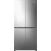 Hisense RQ5P470SAID 4 ajtós hűtőszekrény fagyasztóval D,304L/179L,Nofrost,35 dB,Szél: 79.4 cm,Mag: 178.5 cm,Mély: 69,8 cm