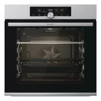   Gorenje BOS6747A01X Beépíthető Sütő 12 funkcióval,77 L,Teleszkópos sütősín,Gőztisztítás