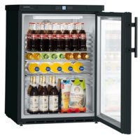   Liebherr FKUv 1613 Fekete ipari hűtővitrin (744-es variáns)