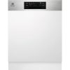 Electrolux EES47310IX +5 ÉV Garanciával*, Beépíthető mosogatógép, bútorlap nélkül 14 teríték, 9.9 L fogyasztás, 8 program,  44 dB zajszint, D energia, Alsó evőeszköztartó , 60 cm, Digit. kijelző, Automata ajtónyitással