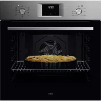   AEG OA5AB21SM  Beépithető SteamBake 5000 gőzsütő ,72 L,Teleszkópos sütősín,Pirolitikus