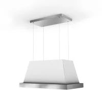   Faber Thea Isola EV8 WH Matt F80 SC Sziget páraelszívó LED világítás  1 db motor, 740 m3/h, 49-67 dB zajszint, 80 cm széles,  B Energiaosztály