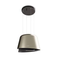   Faber BELLE PLUS GOLD/WARM DG MATT KL Sziget páraelszívó LED világítás  1 db motor, 610 m3/h, 46-65 dB zajszint, 70 cm széles,  A Energiaosztály