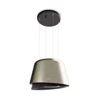   Faber BELLE PLUS GOLD/WARM DG MATT KL Sziget páraelszívó LED világítás  1 db motor, 610 m3/h, 46-65 dB zajszint, 70 cm széles,  A Energiaosztály