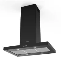   Faber Stilo Comfort Isola BK Matt A90 Sziget páraelszívó LED világítás  1 db motor, 710 m3/h, 50-69 dB zajszint, 90 cm széles,  B Energiaosztály