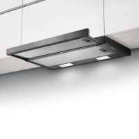   Faber Flexa NG Glass BK A60 Kihúzható páraelszívó LED világítás  1 db motor, 310 m3/h,  57-67 dB zajszint,  60 cm széles,  D Energiaosztály
