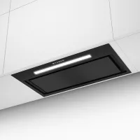   Faber Inka Lux Premium BK MATT A52 KL Mennyezetbe építhető páraelszívó LED világítás  1 db motor, 670 m3/h,  47-68 dB zajszint, 52 cm széles, B Energiaosztály