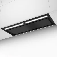   Faber Inka Lux Premium BK MATT A70 KL Mennyezetbe építhető páraelszívó LED világítás  1 db motor, 720 m3/h,  54-69 dB zajszint, 70 cm széles, A Energiaosztály