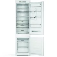   Whirlpool WHC20 T593 Beépíthető Alulfagyasztós hűtőszekrény, D,212L/68L,Nofrost,32 dB,Szél: 54 cm,Mag: 193.5 cm,Mély: 55 cm