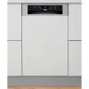 Whirlpool WSBC 3M27 X Beépíthető mosogatógép, 10 teríték,9 L,6 prog.,47 dB,E,Alsó kosár,45 cm,Digit.kijelző
