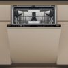 Whirlpool W7I HP40 L Beépíthető mosogatógép, 15 teríték,9,5 L,9 prog.,40 dB,C,Felső evőeszk.,60 cm,Digit.kijelző, Autom.ajtónyit.