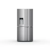   Whirlpool WQ9I MO2L EF 4 ajtós hűtőszekrény fagyasztóval E Energiaosztály, Hűtő: 355L, Fagyasztó: 237L, Nofrost, Zajszint: 41 dB, Szél: 90.8 cm, Mag: 187.6 cm, Mély: 71.6 cm, Digitális kijelzővel