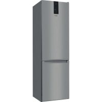 Whirlpool  W9 931A IX Alulfagyasztós hűtőszekrény D Energiaosztály, Hűtő: 257L, Fagyasztó: 98L, Nofrost, Zajszint: 35 dB, Szél: 59.5 cm, Mag: 201,3 cm, Mély: 65.5 cm, Digitális kijelzővel