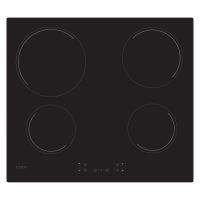   Candy CH64CCB Beépíthető Kerámia főzőlap Keret nélküli,6500 W,Érintőszenzoros,Gyerekzár