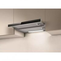 Elica ELITE 14 LUX GRVT/A/60 ezüst/fekete Beépíthető Kihúzható páraelszívó LED világítás 1 db motor,304 m3/h,46-62 dB,60 cm széles,D