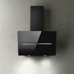   Elica SHY-S BL/A/60 fekete üveg Fali páraelszívó LED világítás 1 db motor,650 m3/h, 71 dB,60 cm széles,A