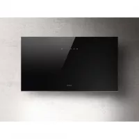   Elica PLAT BL/F/80 fekete üveg Fali páraelszívó LED világítás 1 db motor,730 m3/h,69 dB,80 cm széles,A
