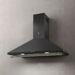   Elica TAMAYA RAIL ANBR/A/90 antracit/bronz Fali páraelszívó kürtős LED világítás,435 m3/h,290 m3/h, 56-65 dB,90 cm széles
