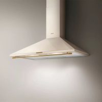   Elica TAMAYA RAIL CRBR/A/90 bézs/bronz Fali páraelszívó kürtős LED világítás,435 m3/h,290 m3/h, 56-65 dB,90 cm széles