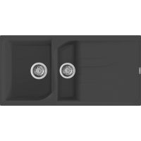 Elleci Ego 475 G59 Antracite Gránit mosogatótálca (LGE47559)Munkalapra szerelhető,Megfordítható